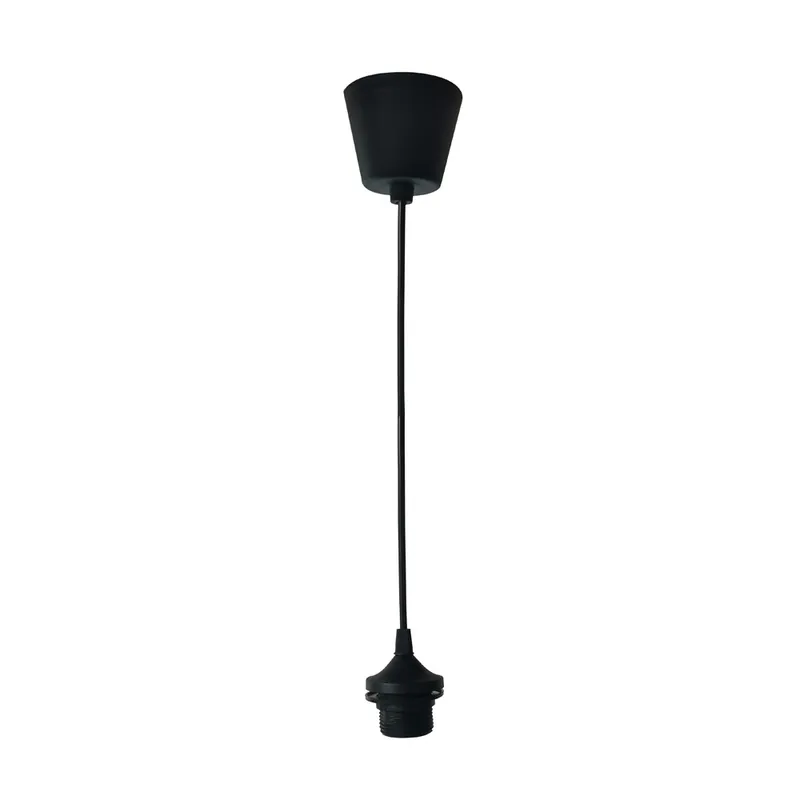 Compra Hoy Support lampe de plafond E27 Noir