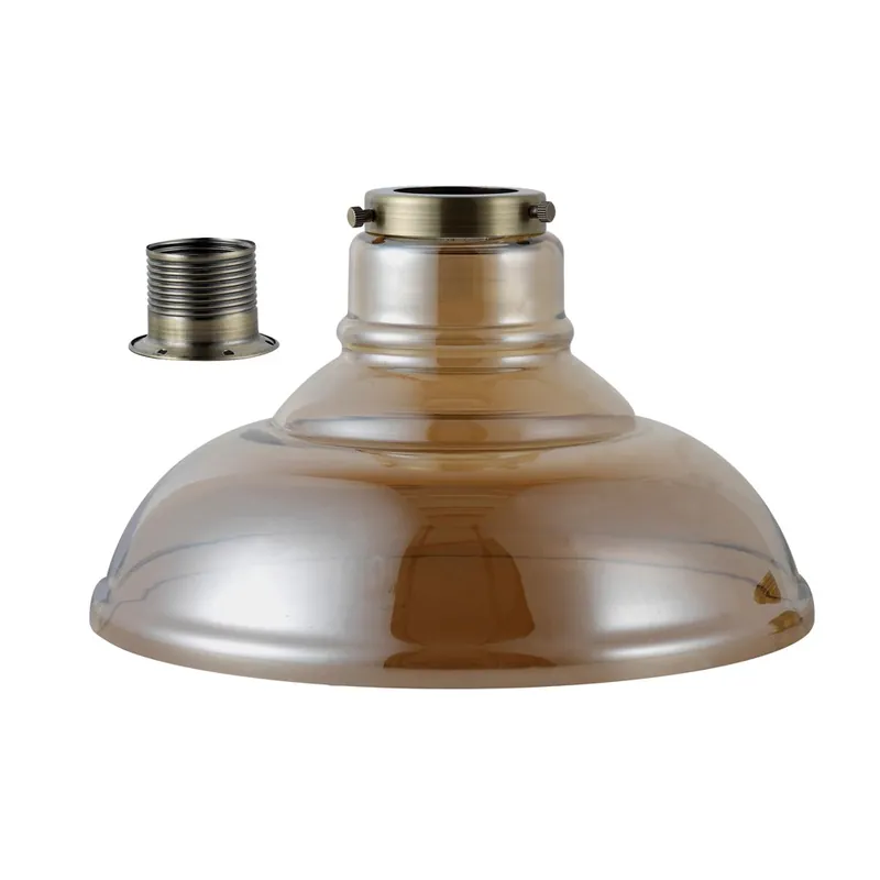 Abat-jour en verre pour douille E27 Cloche Oferta Flash