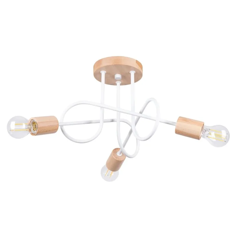 Suspension Laramo, blanc, 3 lumières Directo De Fábrica