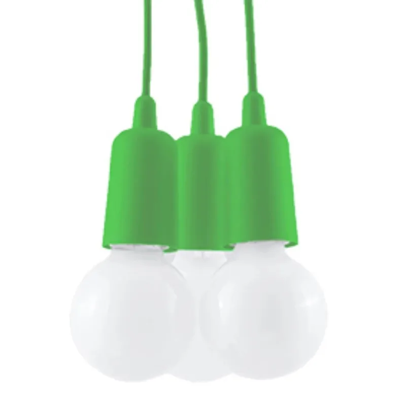 Gran Oferta Suspension Tina, vert, 3 lumières