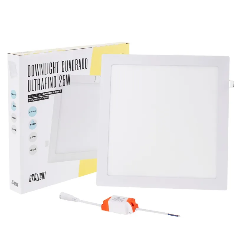 Plaque LED 25W 2180Lm 4200ºK 40.000H Envío Inmediato