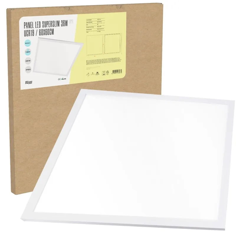 Plaque LED - 600x600 36W 4000 K Alta Calidad