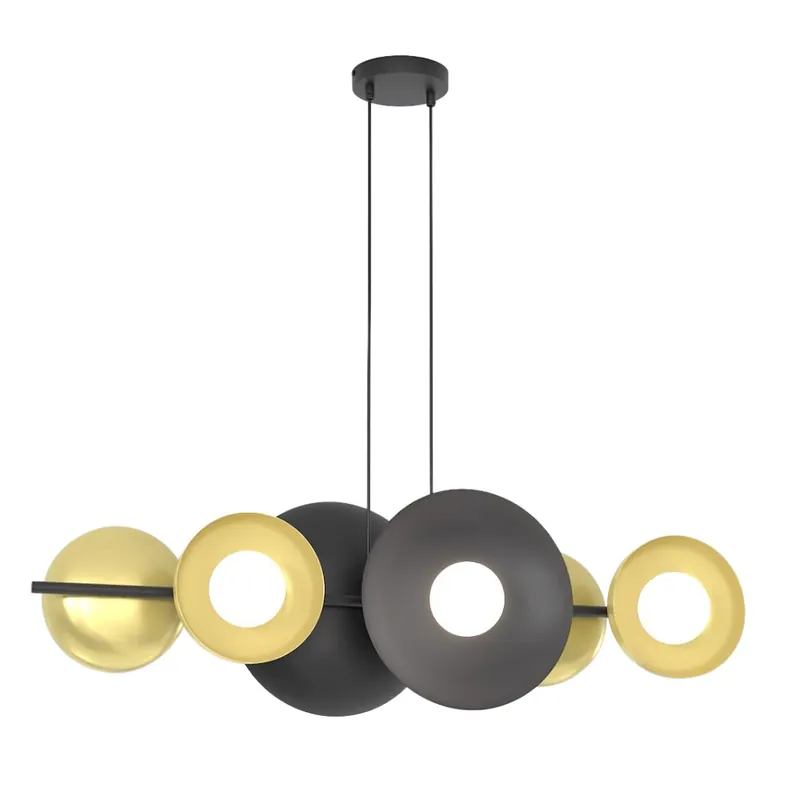 Últimas Unidades Suspension Cirion noir+doré (6 lumières)