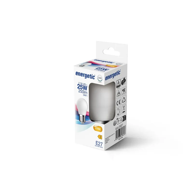 Compra Ahora Ampoule LED E27 G45 2700K (2.1W)