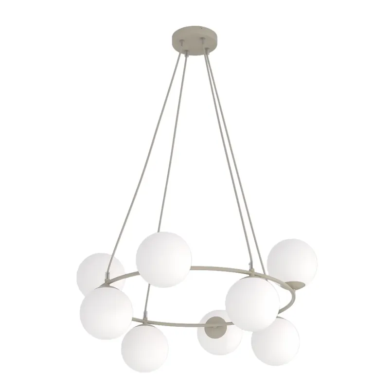 A Buen Precio Suspension Ibar Opal (9 lumières)