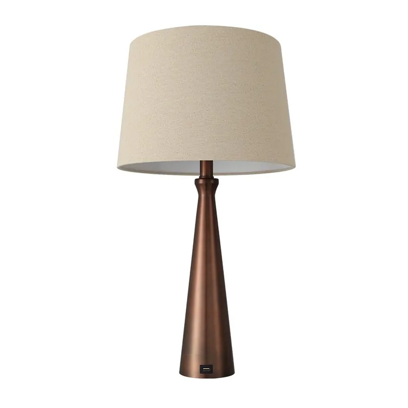 Barato Lámpara de mesa con USB Pearl