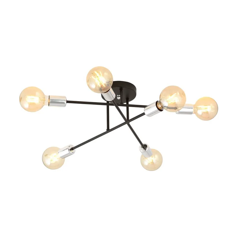 Precio Reducido Plafón de techo Vender Plata II (6 luces)