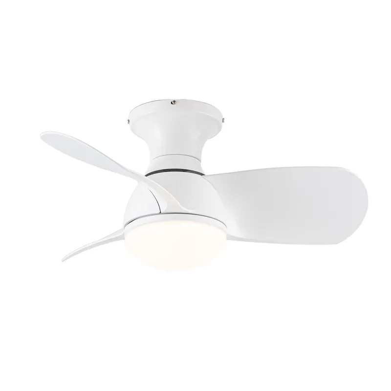 Ventilador de techo LED Mancado Blanco CCT Dim (20W) Últimas Unidades