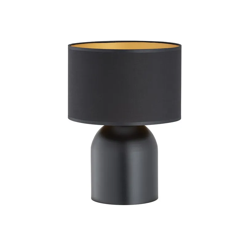 Alta Calidad Lámpara de mesa Canda Negro+Oro