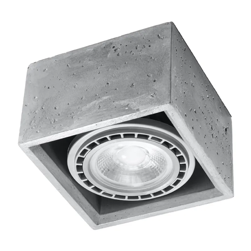 Oferta Limitada Foco de superficie Meni 1 luz, cemento