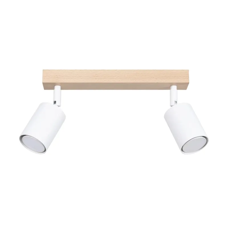 Compra Ahora Regleta Elluae blanco, 2 luces