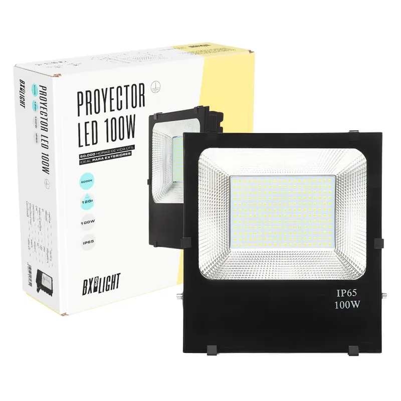 Proyector LED 100W 12.000Lm 6000ºK IP65 50.000H Devolución Gratuita