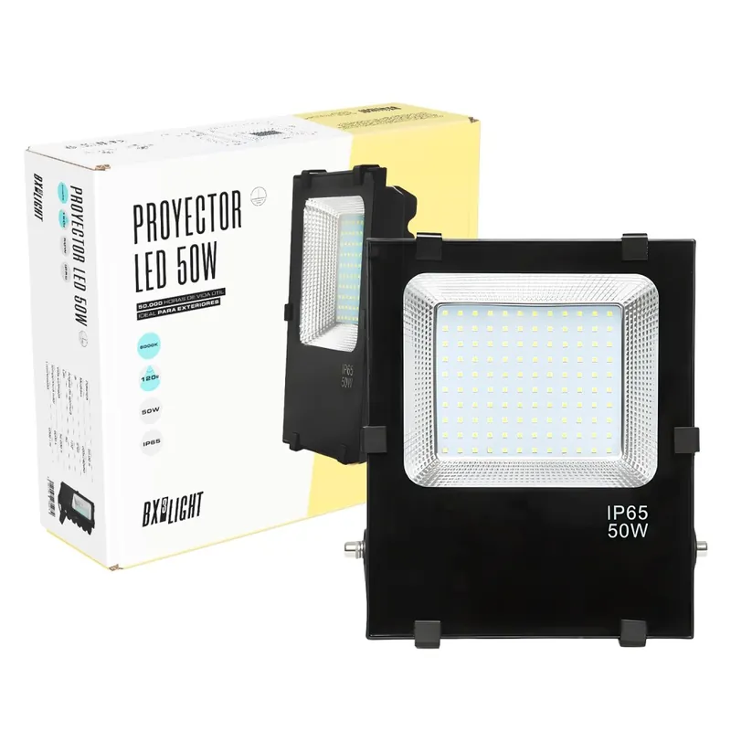 Proyector LED 50W 5616Lm 3000ºK IP65 50.000H Garantía De Devolución De Dinero