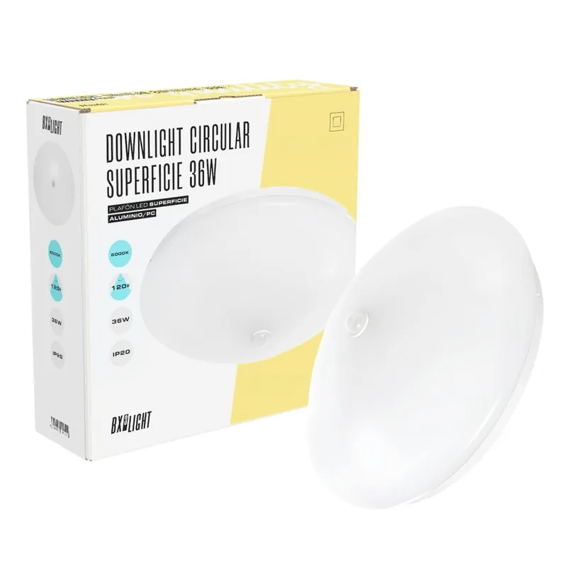Plafón LED 18W 1404Lm 3000ºK Detector 40.000H No Te Lo Pierdas