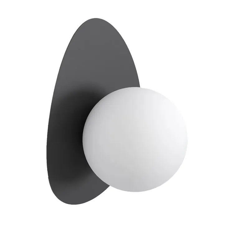 Aplique de pared Neru negro Precio De Oferta