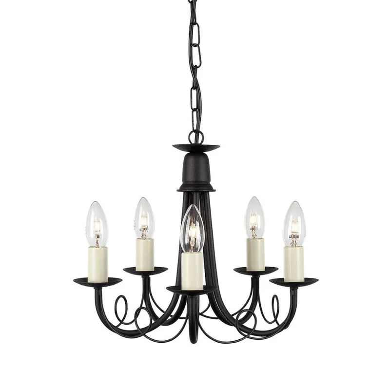 Lámpara de araña Minster (5 luces) Oferta De Temporada
