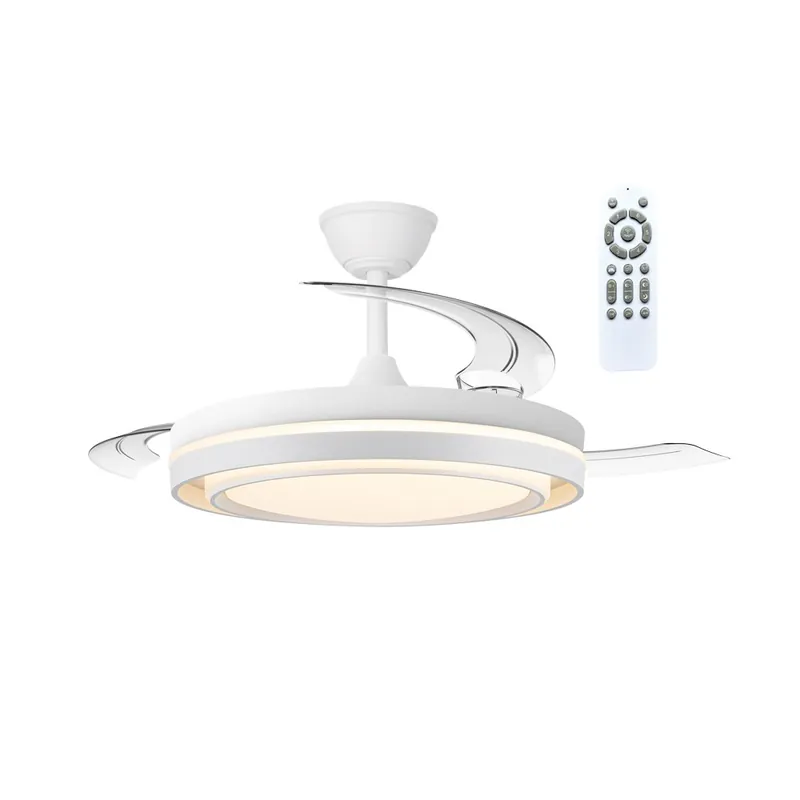Oferta De Temporada Ventilador LED aspas retráctiles Nassot CCT Dim (48W)