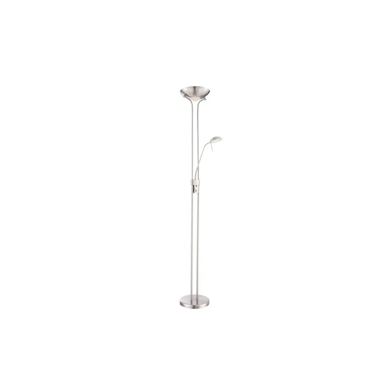 Ocasión Especial Lámpara de pie LED Lampa Níquel (15W+8W)
