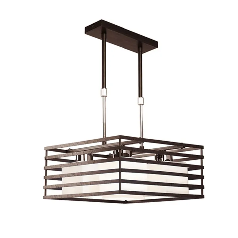 Lámpara de techo Cell Wengué (4 luces) Precio Reducido