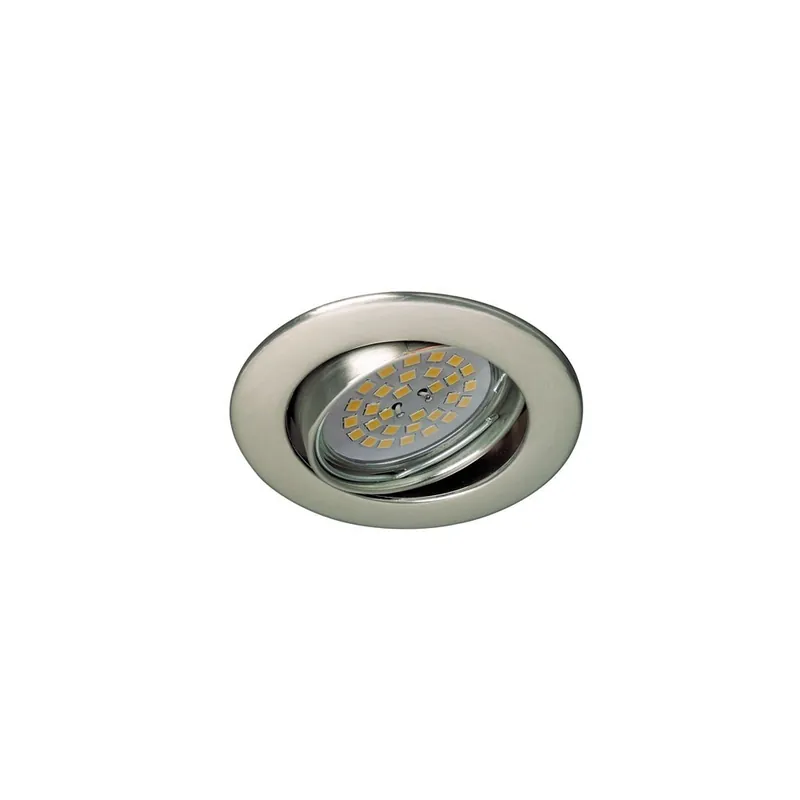 Foco empotrable BASIC redondo níquel. Wonderlamp Oferta De Temporada