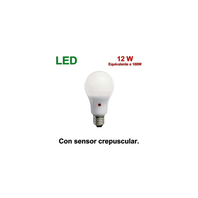 Precio Reducido Bombilla led cálida con sensor (12W)