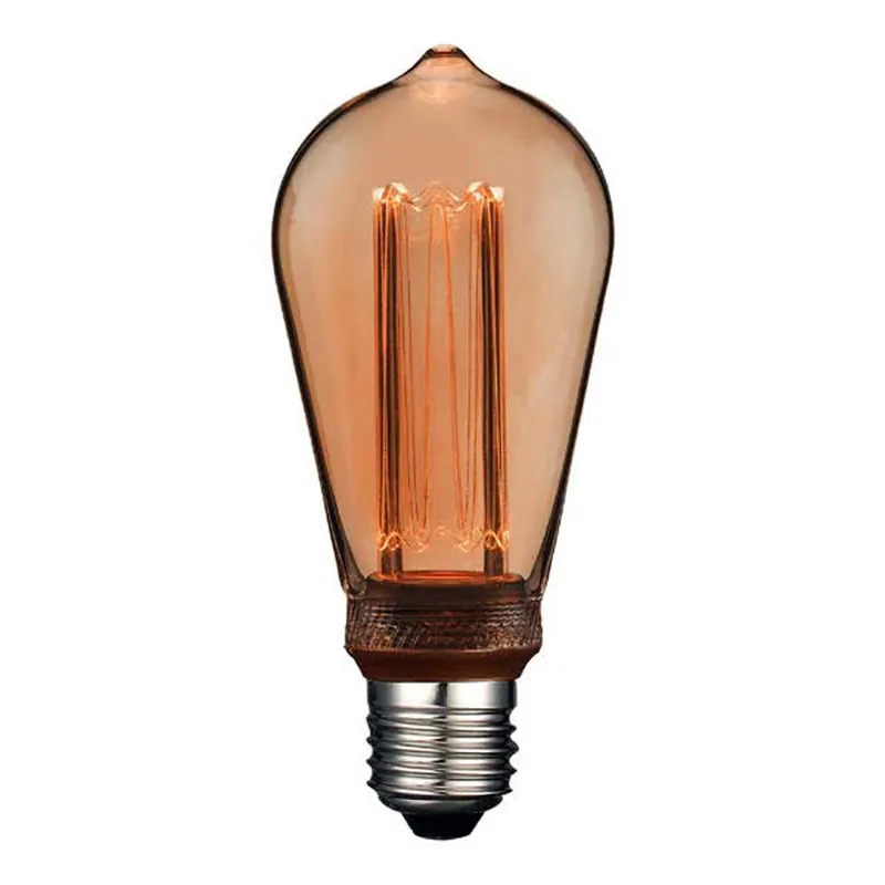 Bombilla LED Edison filamento E27 (4W) Marca Reconocida