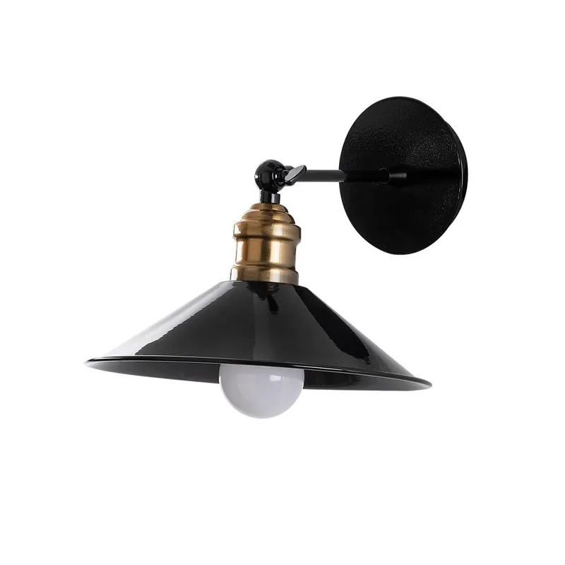 Aplique de pared Harvey 24 Negro Precio De Fábrica