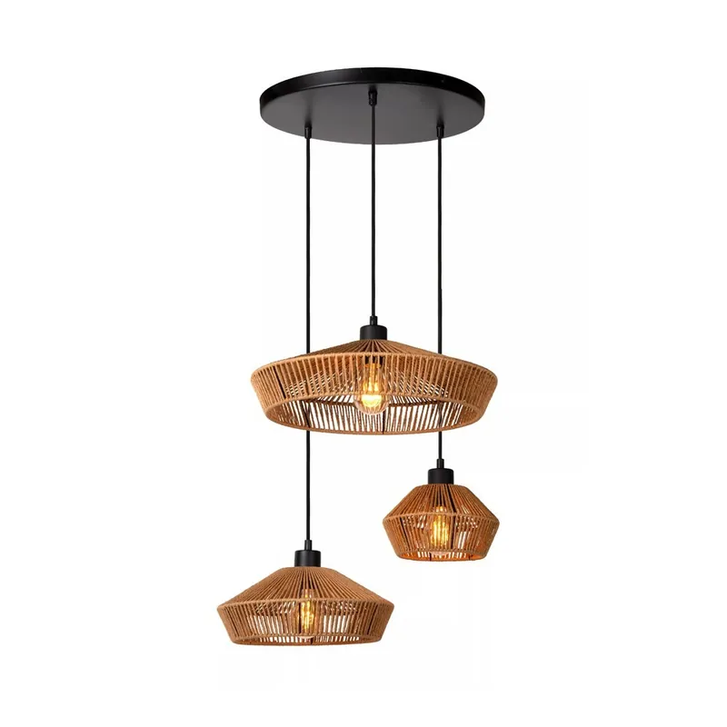 Lámpara colgante Yunkai (3 luces) Rebajas