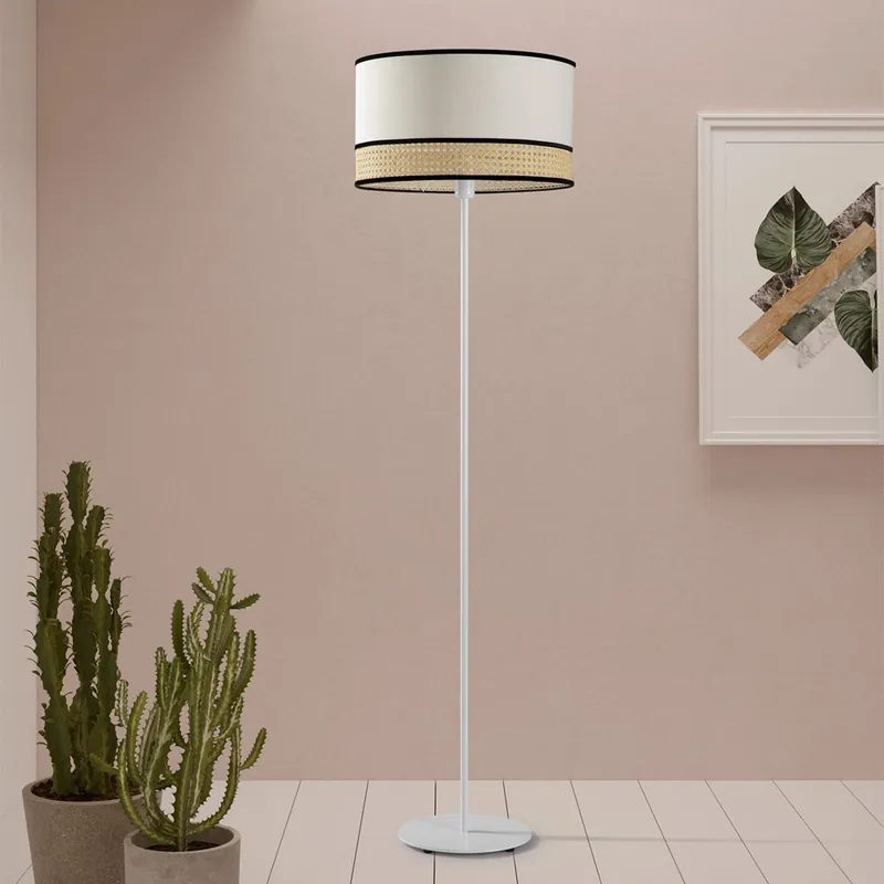 Lámpara de pie Falenea Blanco Oferta