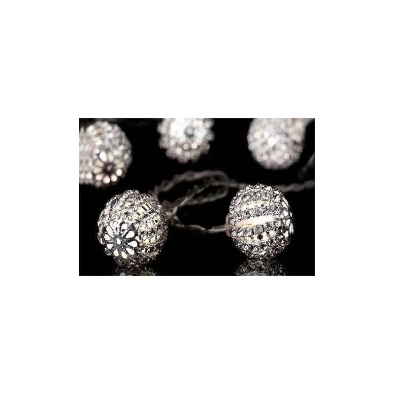 Imprescindible (Must-Have) Guirlande 8 ballons LED Argent