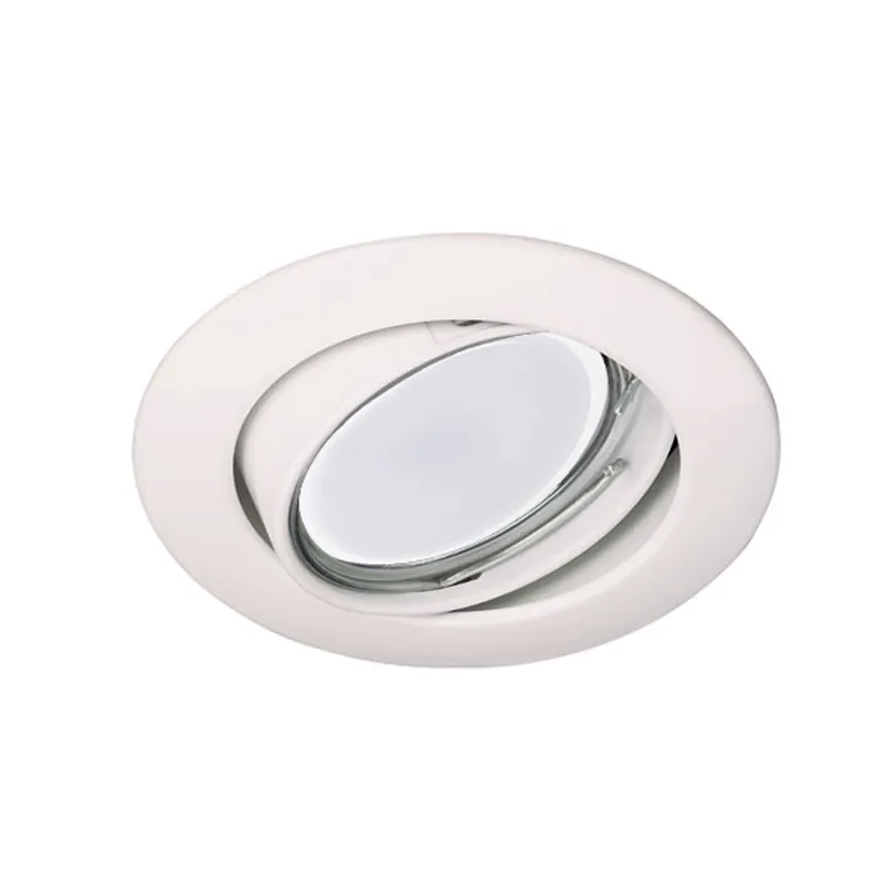 Mejor Precio Pack Encastrable basculant blanc + Ampoule LED 8W chaude
