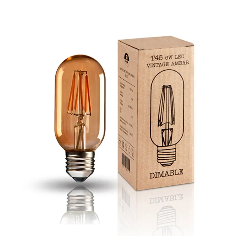 Ampoule á LED E27 Vintage T45 Dimmable (8W) Oferta De Temporada