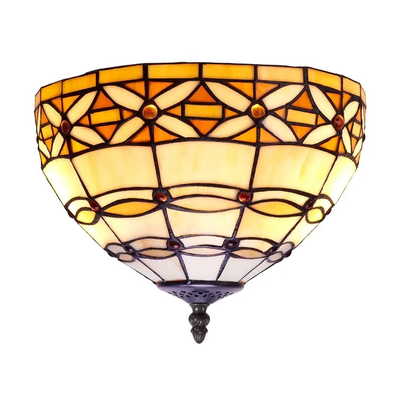 Plafonnier Tiffany Marfil Compra Hoy