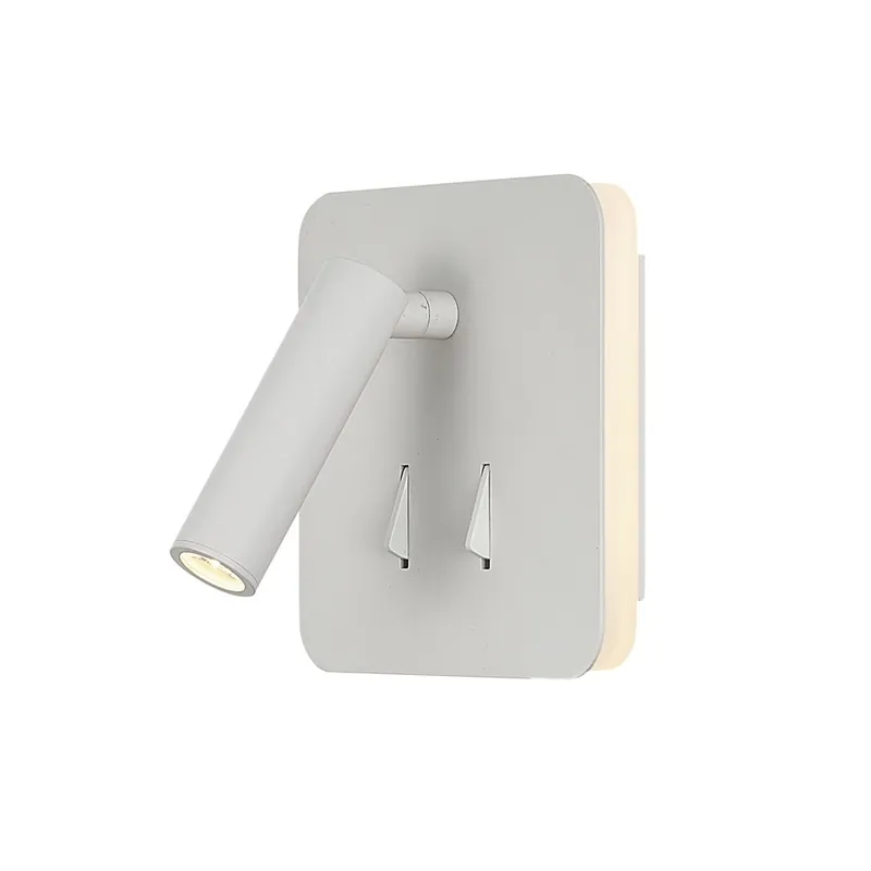 Aplique LED con lector Cayman (3+6W) Novedad