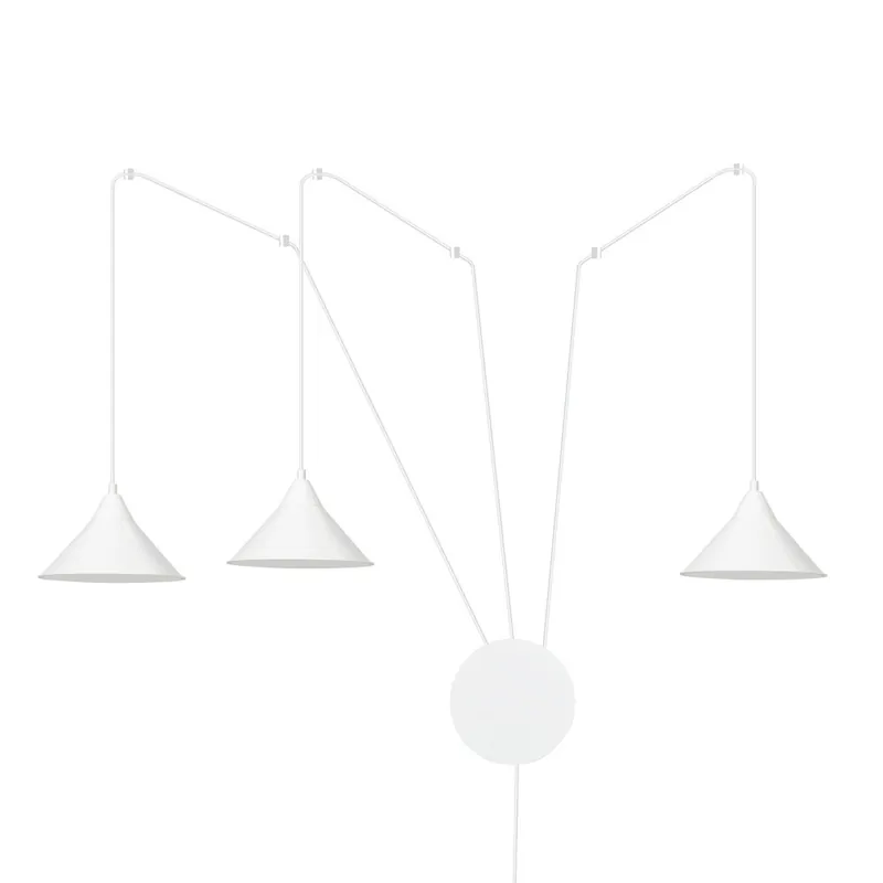 Applique Murale Cerremo Blanc (3 lumieres) Imprescindible (Must-Have)