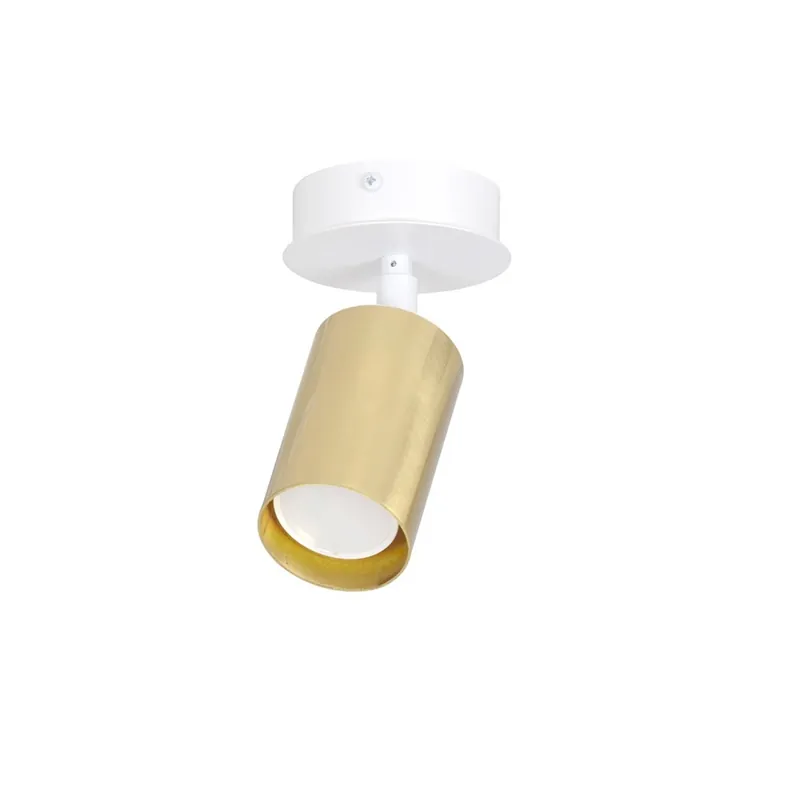 Spot de plafond pivotant Tao Blanc/Or Comprar En Línea