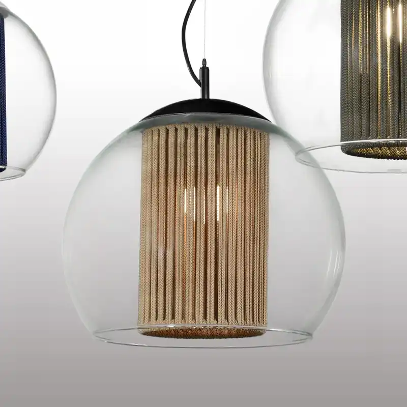 Lampe de plafond Bola Cord Sable 35 Entrega Rápida