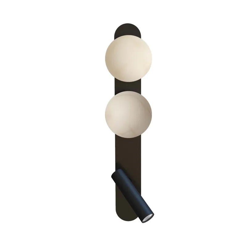 Rebajas Aplique de pared Bubble Alabastro (2 luces)