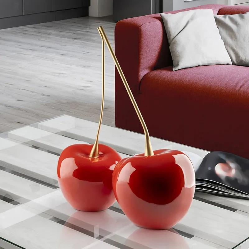 Figura decorativa Cerezas Precio Rebajado