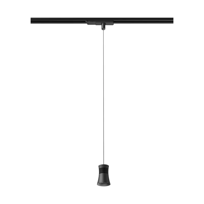 Mantra Pagoda Lámpara de techo colgante LED 12.5W 4000K Pista Trifásica negro 7783 Más Vendido