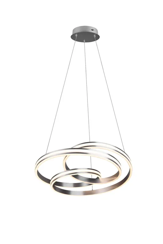 Disponible Ahora Trio Nuria Lámpara colgante LED de metal níquel mate 326210107