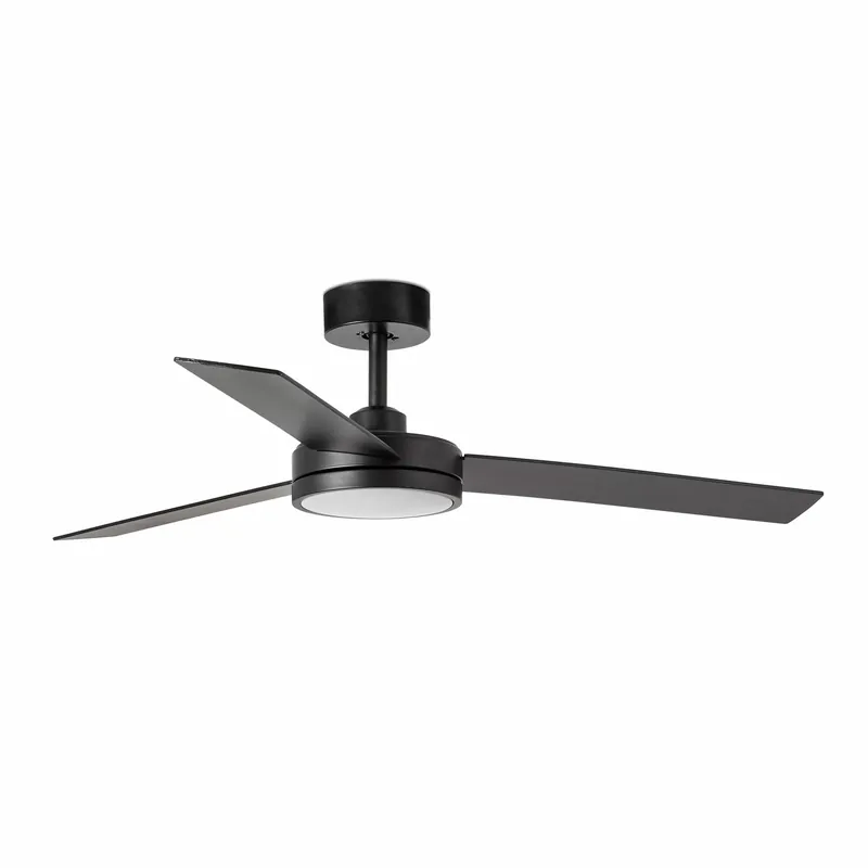 Ventilador de techo con luz Faro Barth motor DC LED negro mate 2700-6000K CCT Ø132cm 3 34261 Oferta Especial