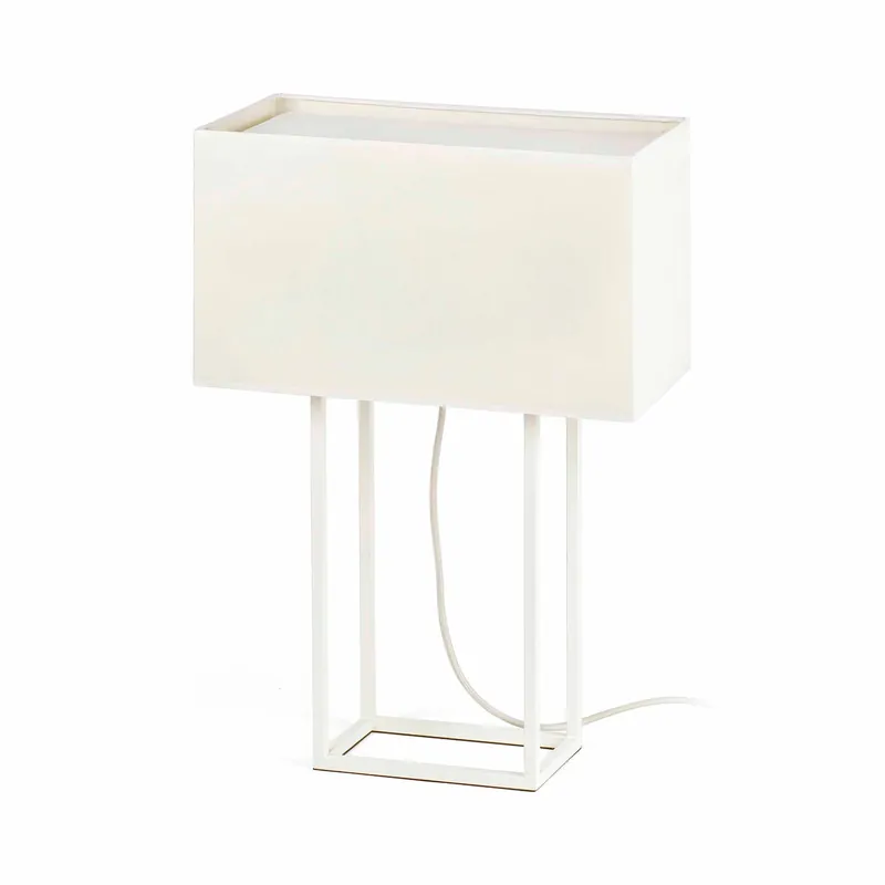 Oferta De Temporada Lámpara de mesa Faro Vesper E27 LED beige 29984