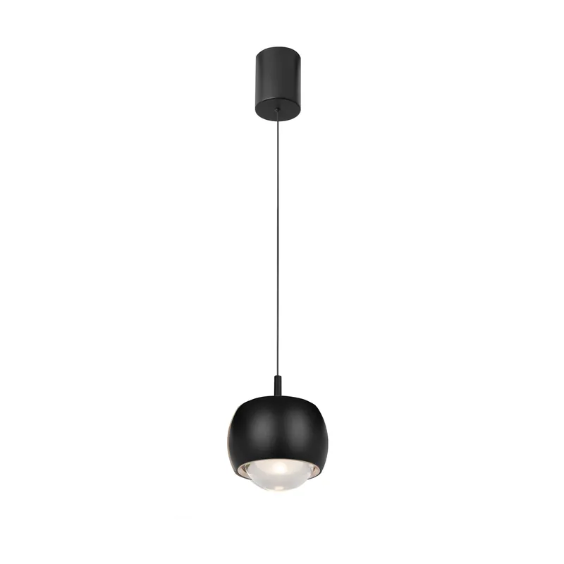 A Buen Precio Mantra Roller Lámpara de techo colgante 1 Luz negro 8406