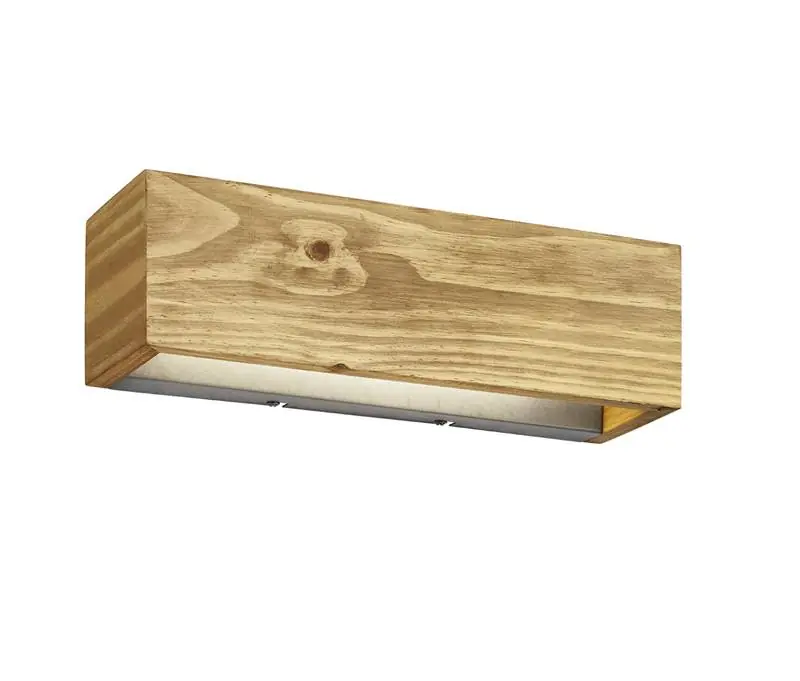 Aplique de pared Trio Brad LED madera 3000K regulable arriba y abajo 2 Súper Precio