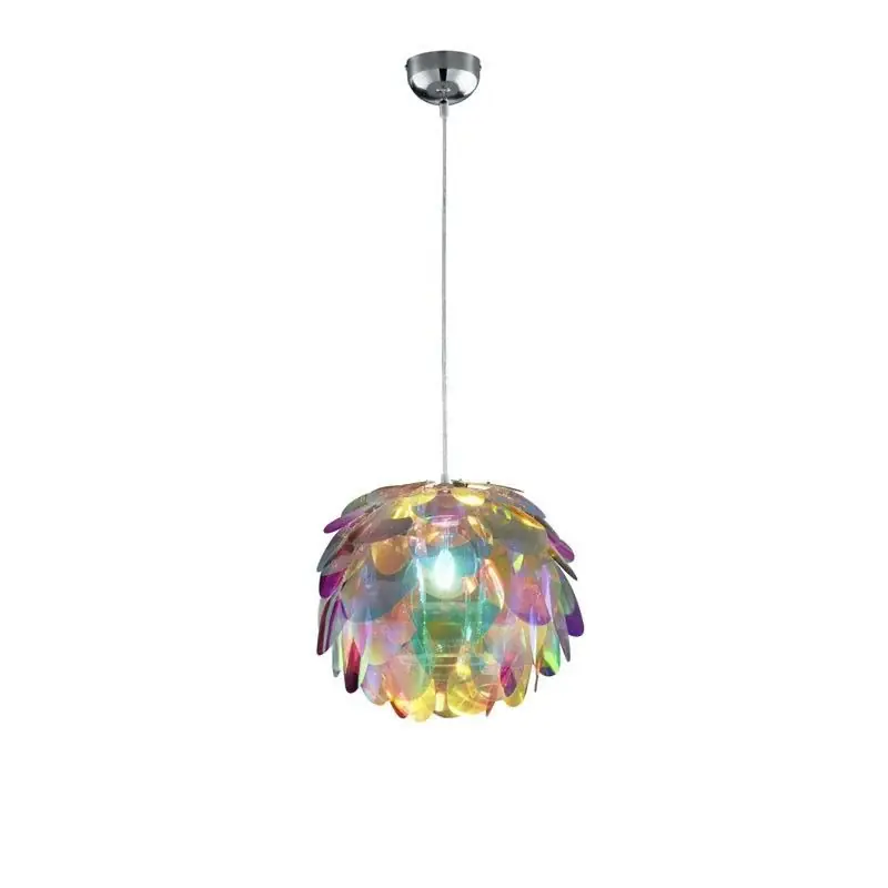 Descuento Lámpara de techo colgante Trio Clover cromo 150cm R30401069