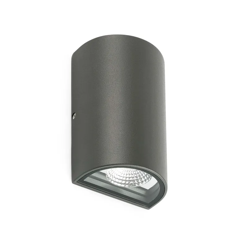 Aplique de exterior Faro Lace 16cm LED gris oscuro 4000K IP54 110° 70811 Barato