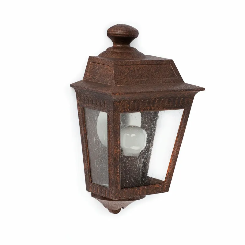 Aplique de exterior Faro Argot 38cm E27 LED marrón oxido IP44 71424 Barato