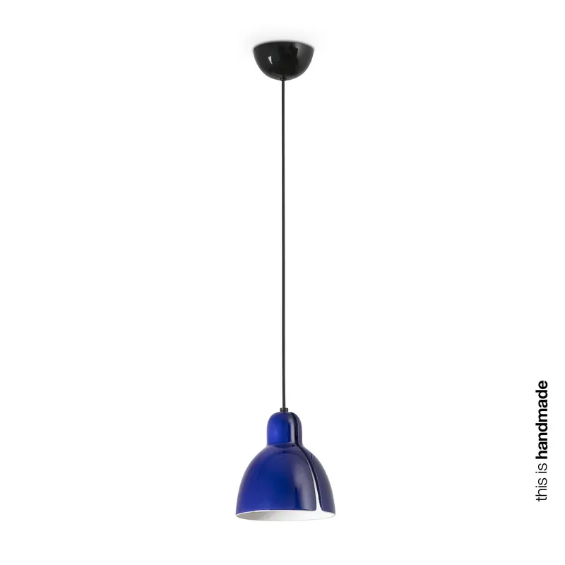 A Buen Precio Lámpara de techo colgante Faro Venice grande E27 LED azul brillo 64259