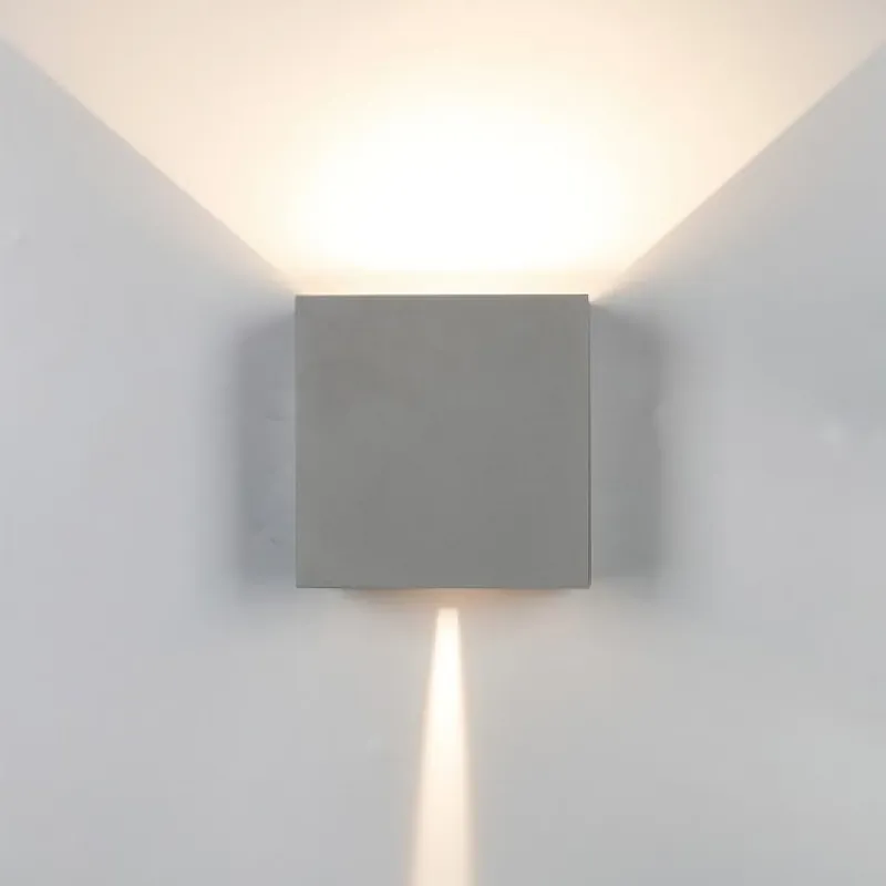 No Te Lo Pierdas Mantra Davos XL Aplique exterior LED 2x10W 3000K IP65 gris oscuro 7435